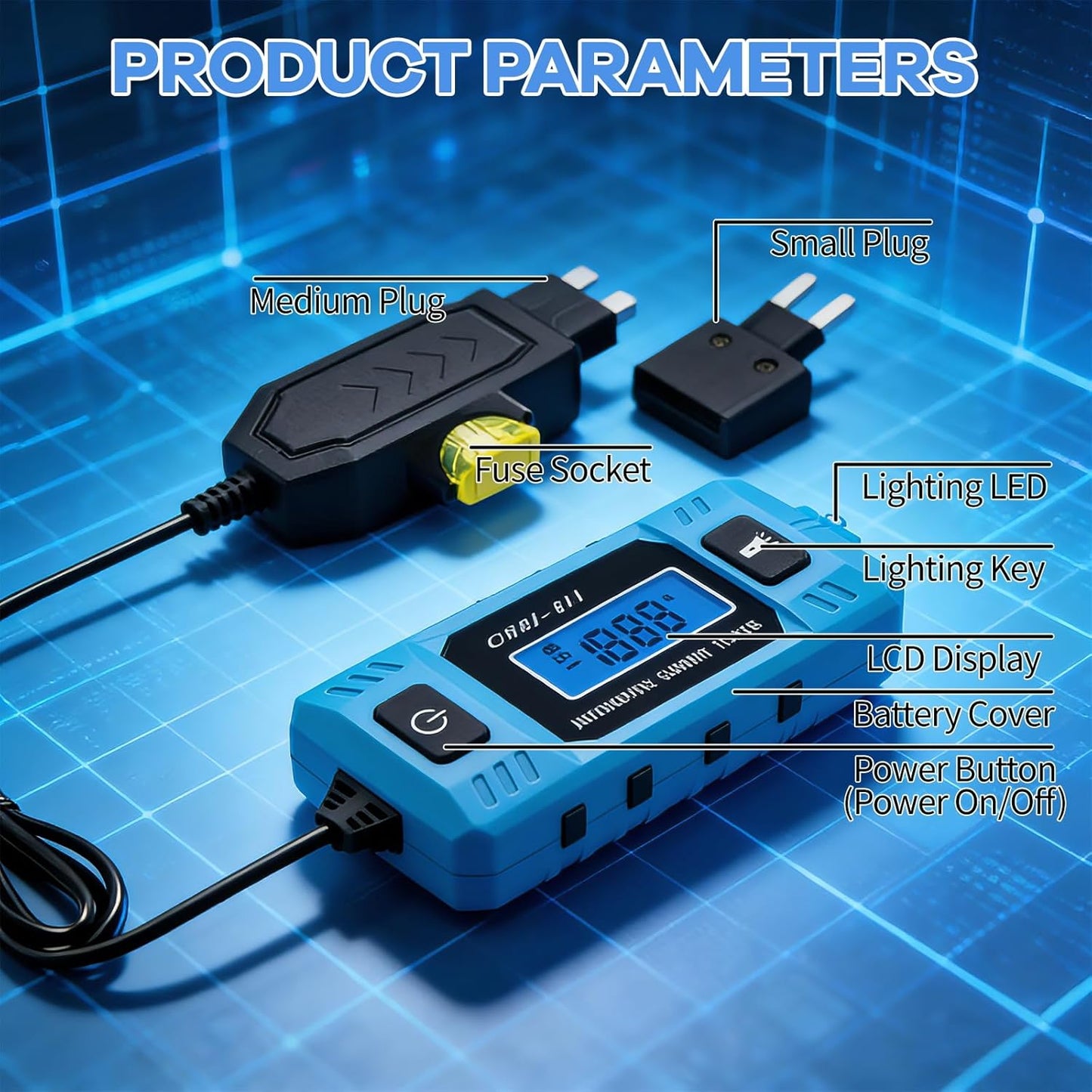 Probador circuito automotriz 20A 48V alta precision