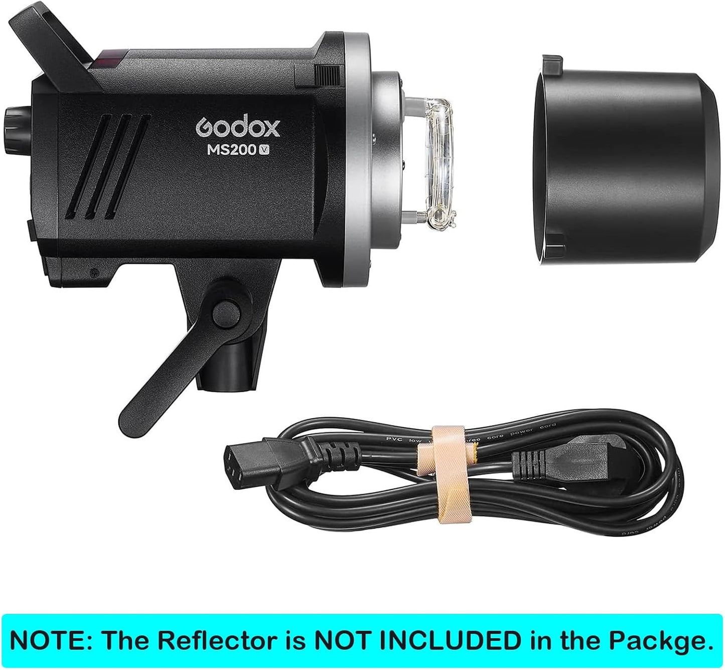 Flash estroboscópico Godox MS200V 200W GN53 5600K