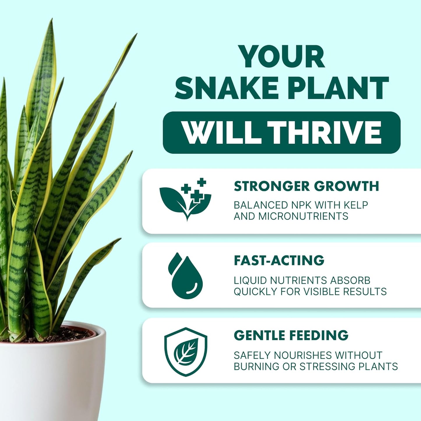 Fertilizante líquido para plantas serpiente 8oz