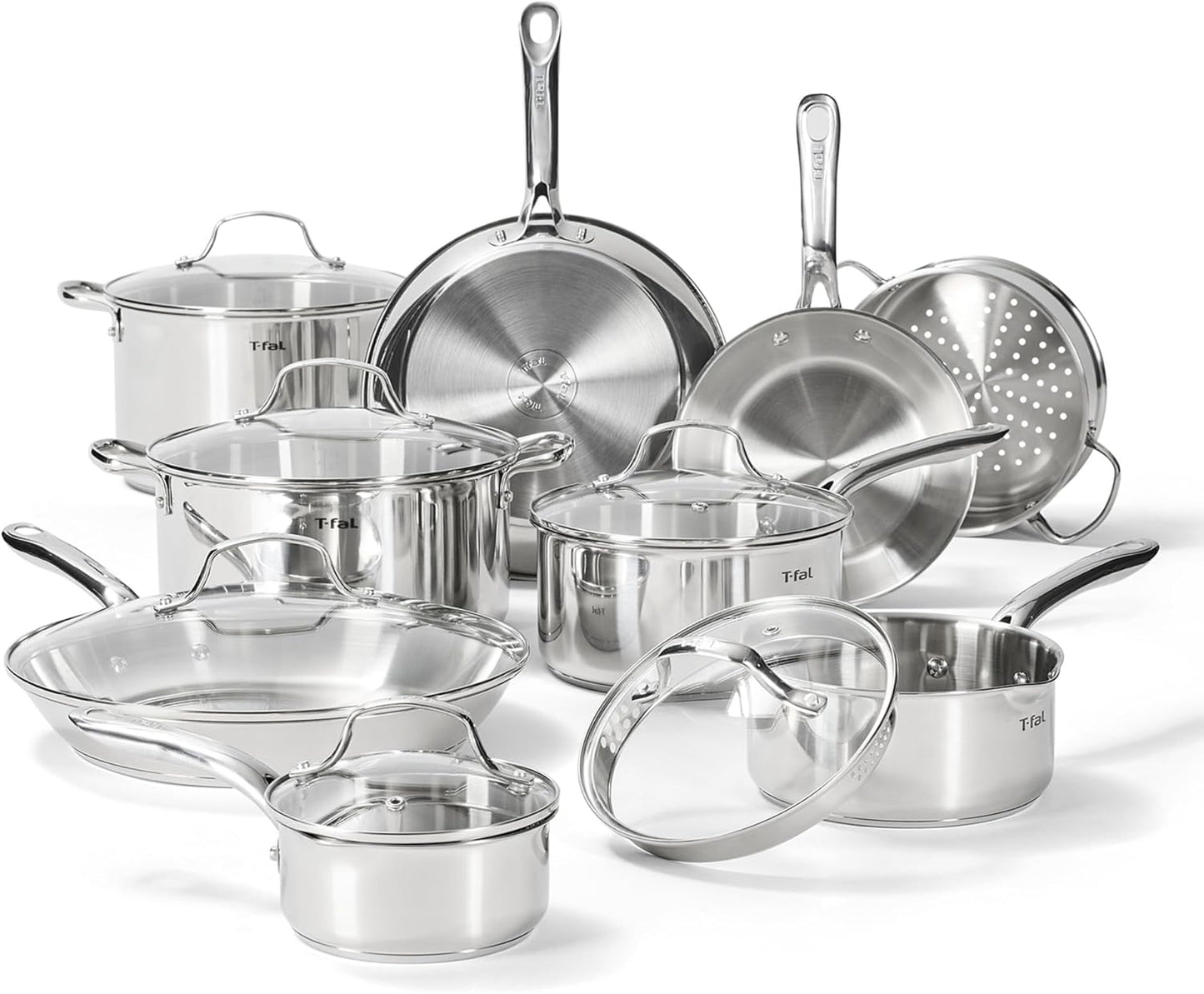 Set 15 Pzas Utensilios Acero Inox para Cocina Inducción