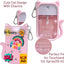 Funda silicona Touchland desinfectante manos 1oz rosa con llavero