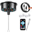 Motor bola discoteca con luces RGB 30 LED y soporte 4-16pulg