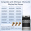 Kit conversión LP gas compatible Whirlpool KitchenAid Maytag