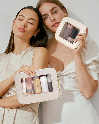 Bolsas maquillaje transparentes TSA aprobadas con cremallera