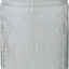 Tarro Vidrio Soplado Botánico Grabado 7.25qt Transparente
