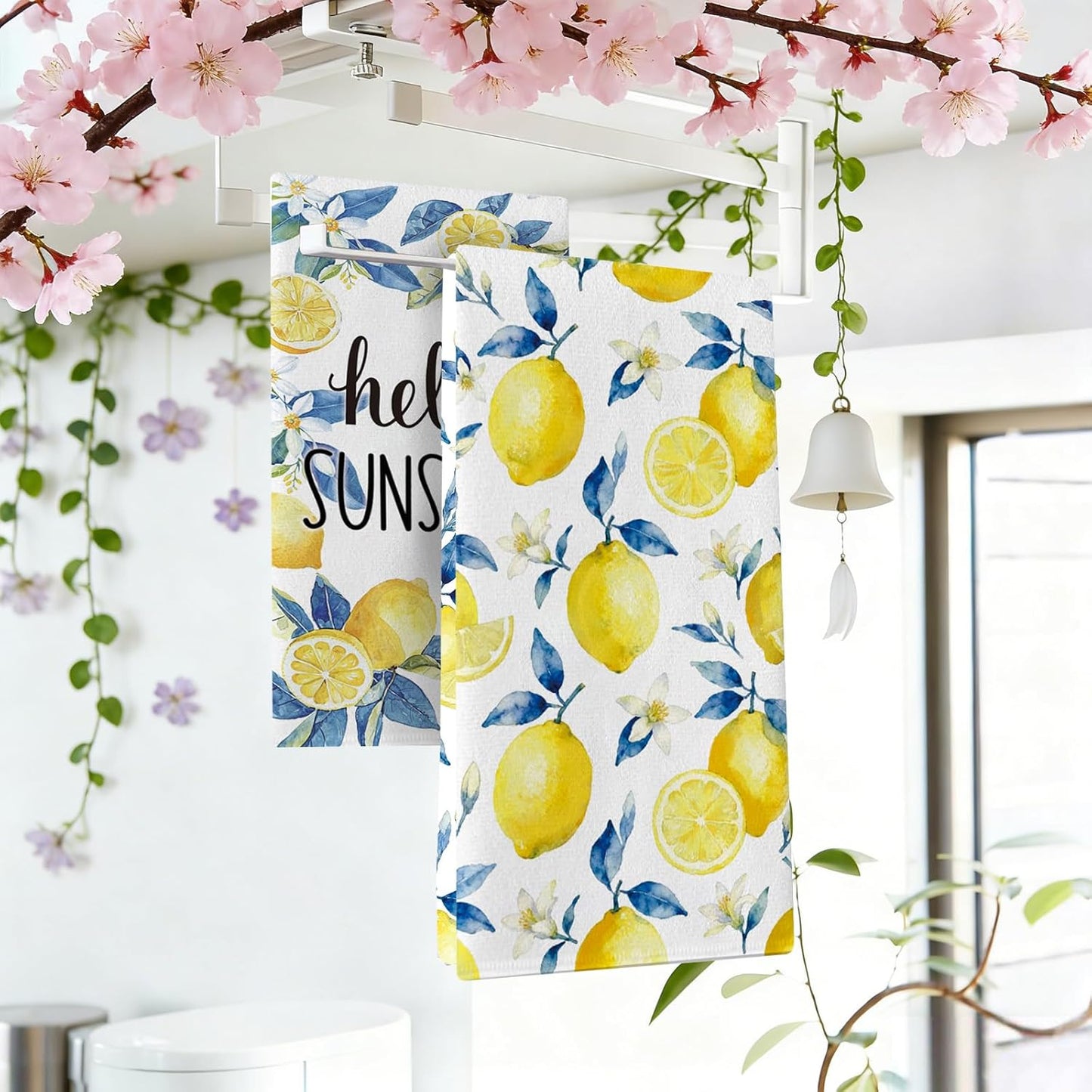 Paños de cocina de limón Hello Sunshine 18 x 26