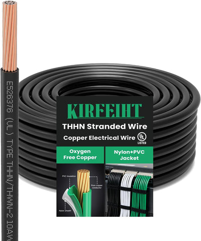 Cable eléctrico THHN 14 AWG 50pies cobre trenzado cert UL
