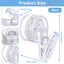2 Clips Ventosa Giratoria para Guantes de Plato Pared Cocina