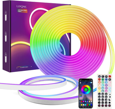 Tira LED Neón RGB 16.4pulg Control Remoto
