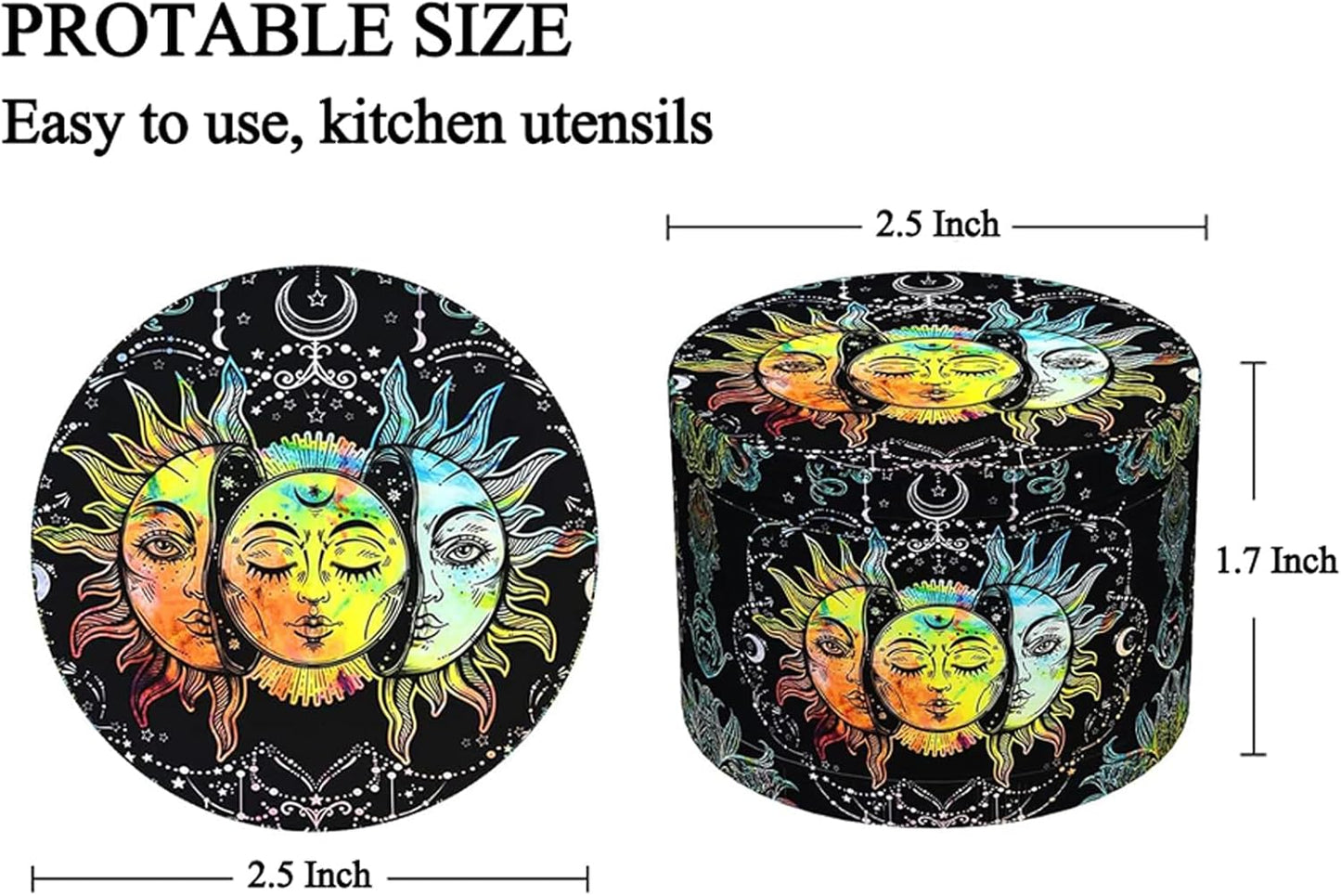 Molinillo especias cocina color negro