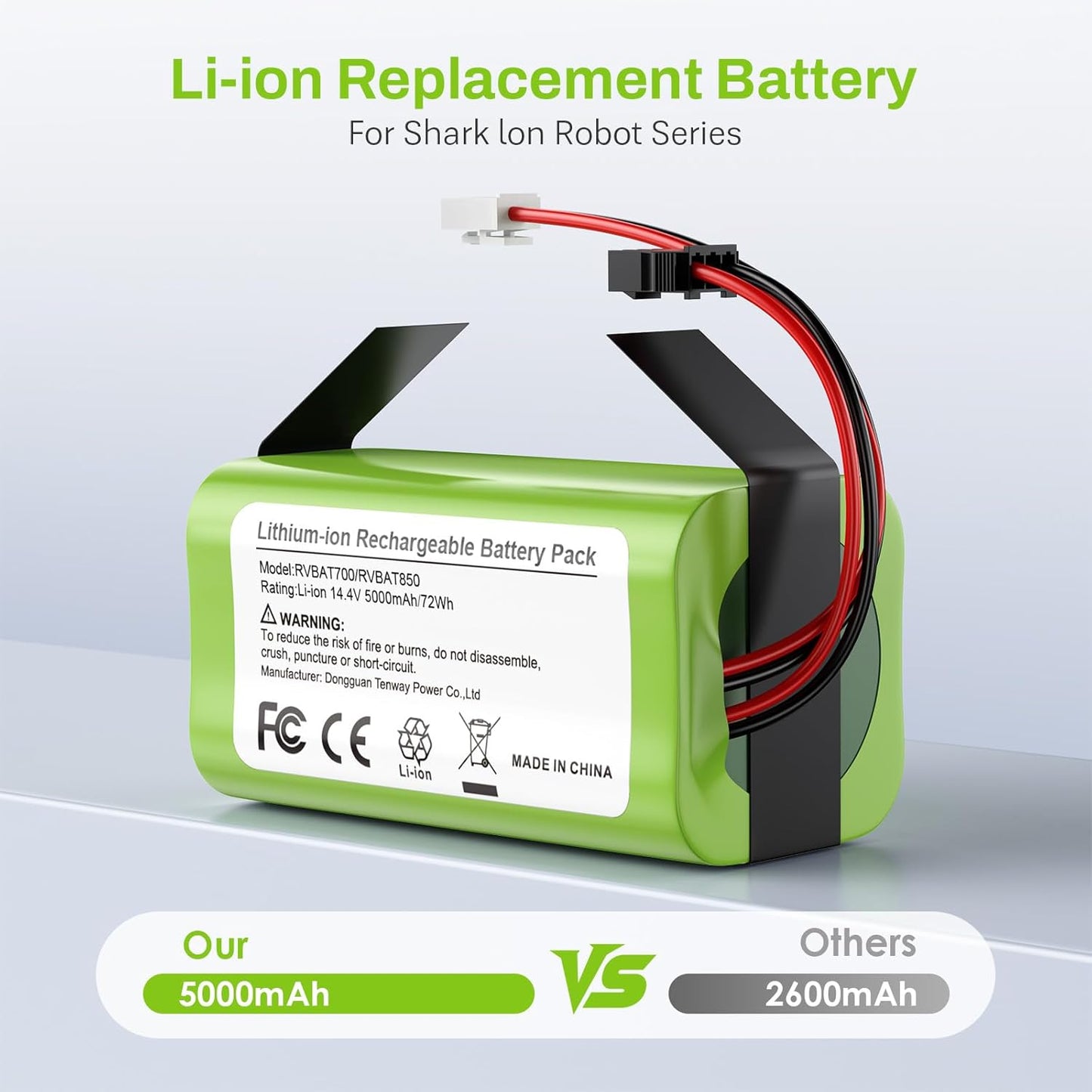 Batería vacío Shark 5000 mAh comp AV1010AE RV1000
