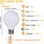 Bombilla LED G25 E26 vintage 8W 1000lm blanco cálido