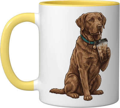 Taza cerámica para perro Chesapeake Bay Retriever amante del café helado