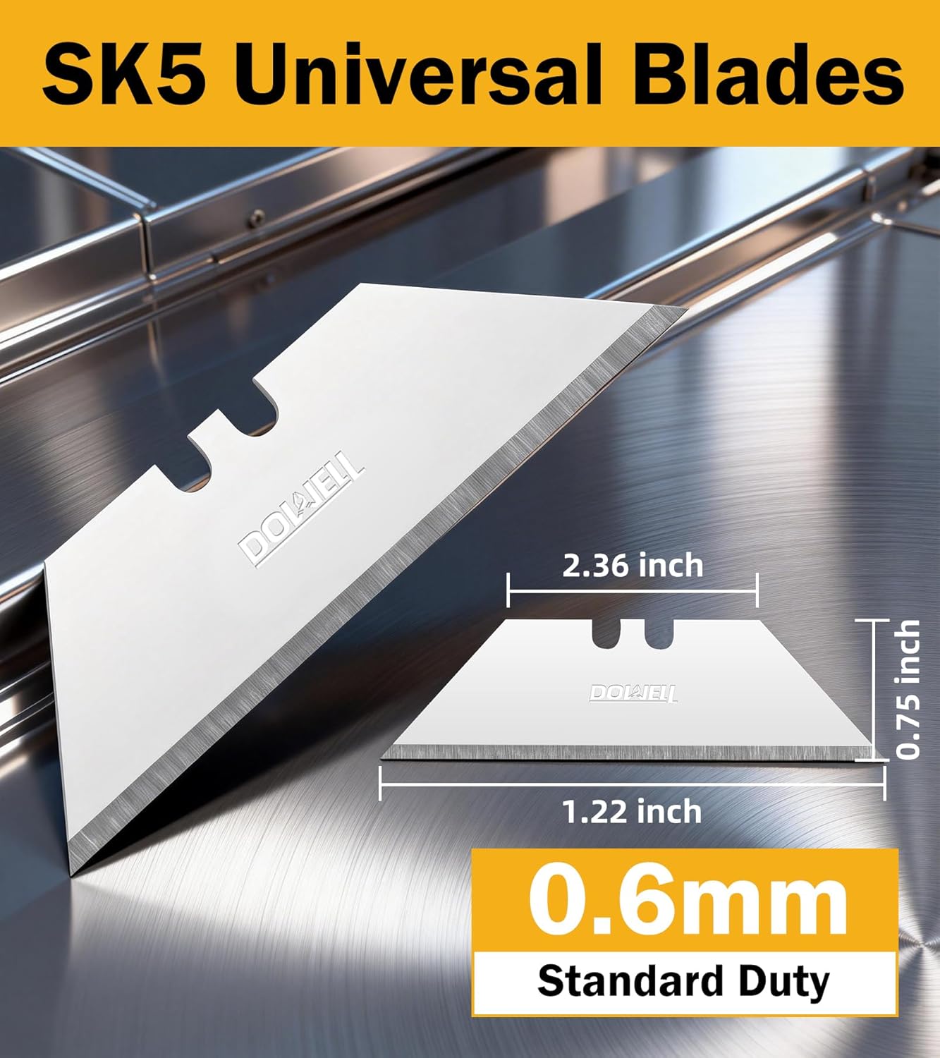 Cuchillas SK5 100uds con dispensador para cuchillos tipo T