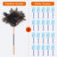 Plumero extensible 47pulg plumas avestruz para techos altos y hogar