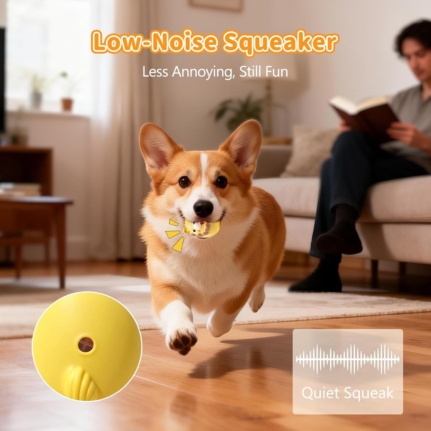 Bolas chirriantes látex para cachorros pequeños