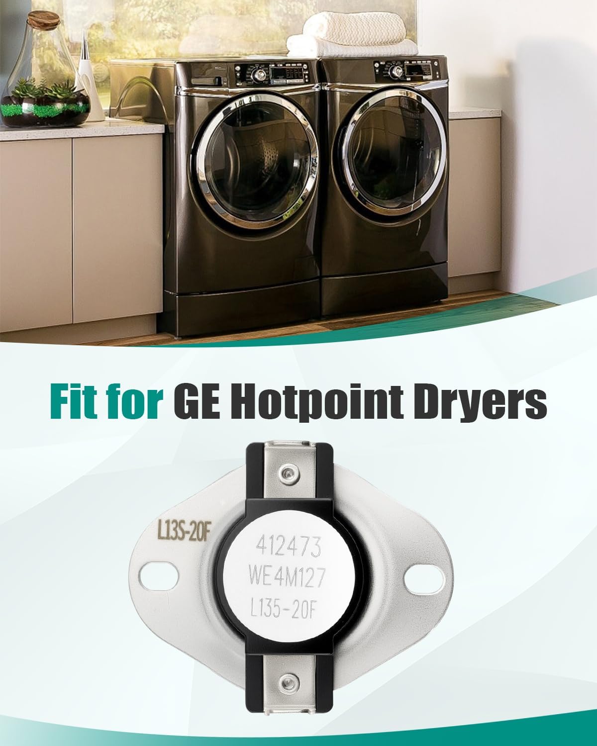 Secadora ciclismo termostato L135-20F comp GE/Hotpoint