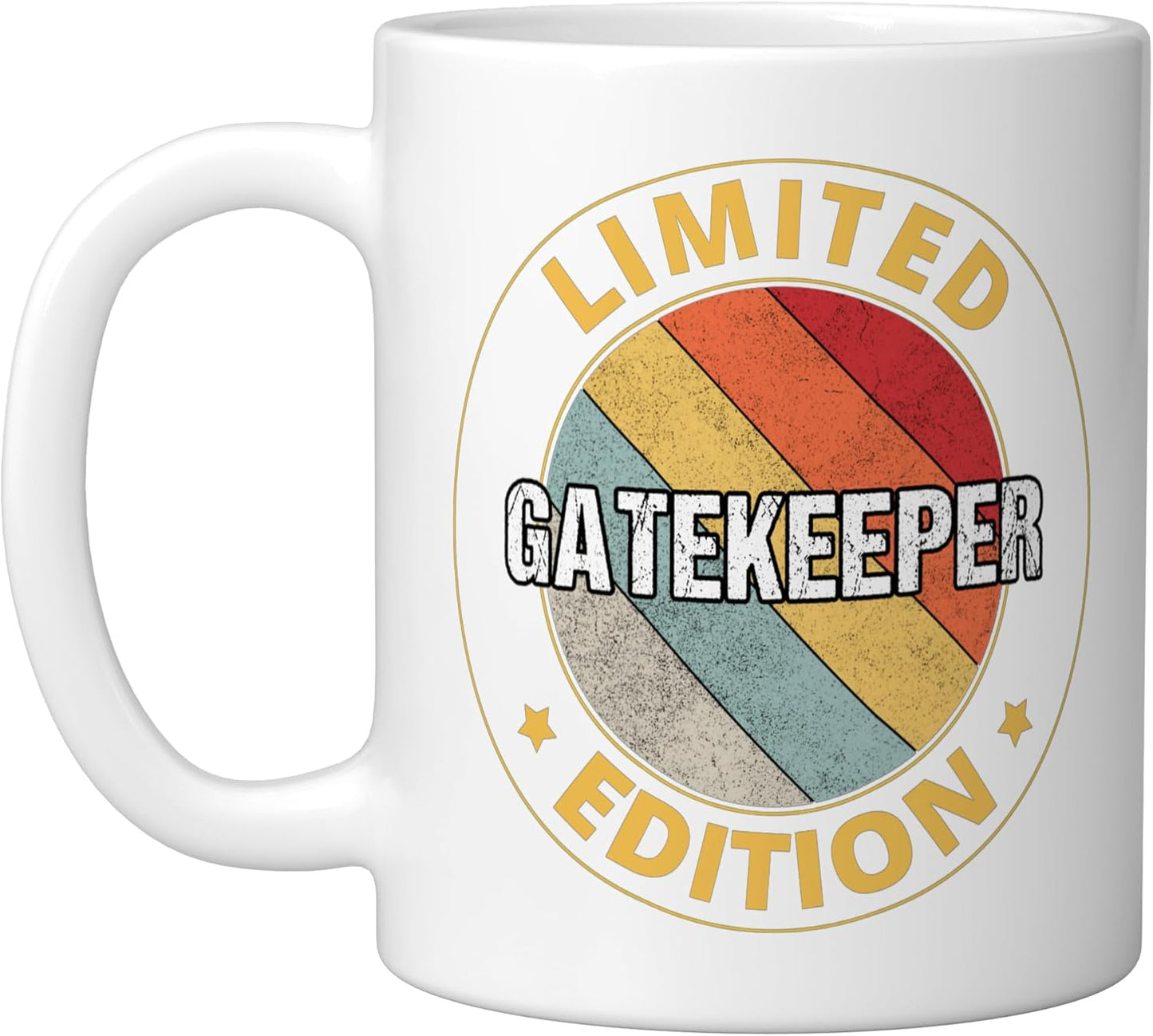 Taza cerámica Gatekeeper blanca