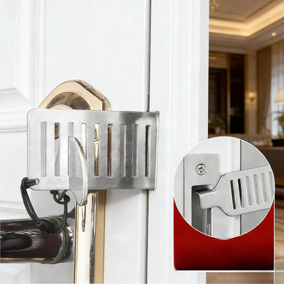 Cerradura puerta portátil universal con perno ajustable