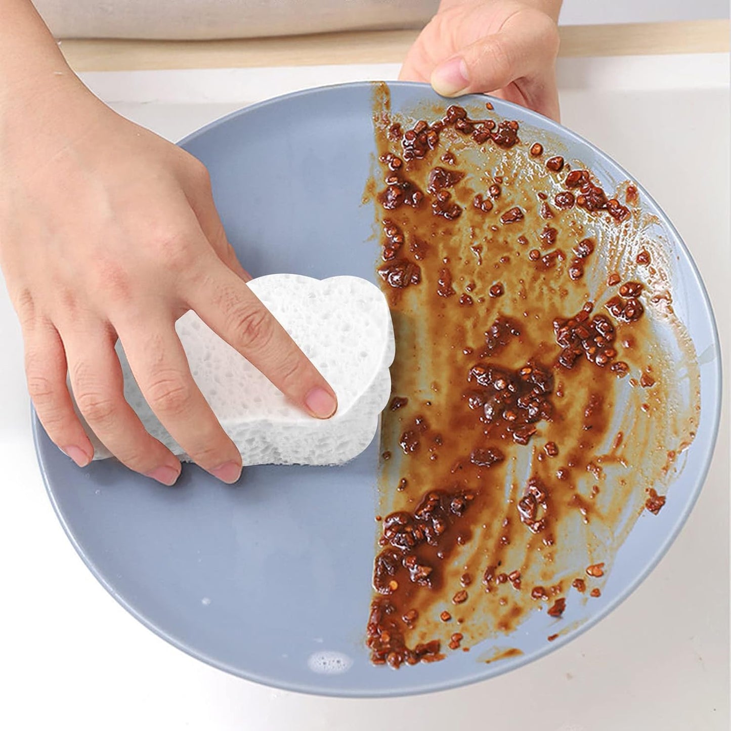 6 Esponjas Multiusos Reutilizables para Hogar y Cocina
