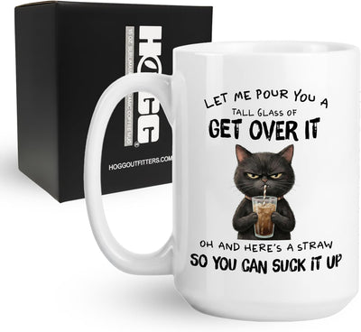 Taza de café sarcástica de cerámica para amantes de los gatos