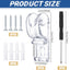 8 Soportes Cable Ciego Retenedor Cadena Transparente Para Sombra