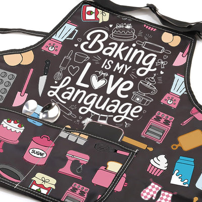 Delantales para hornear con bolsillos In My Baking Era