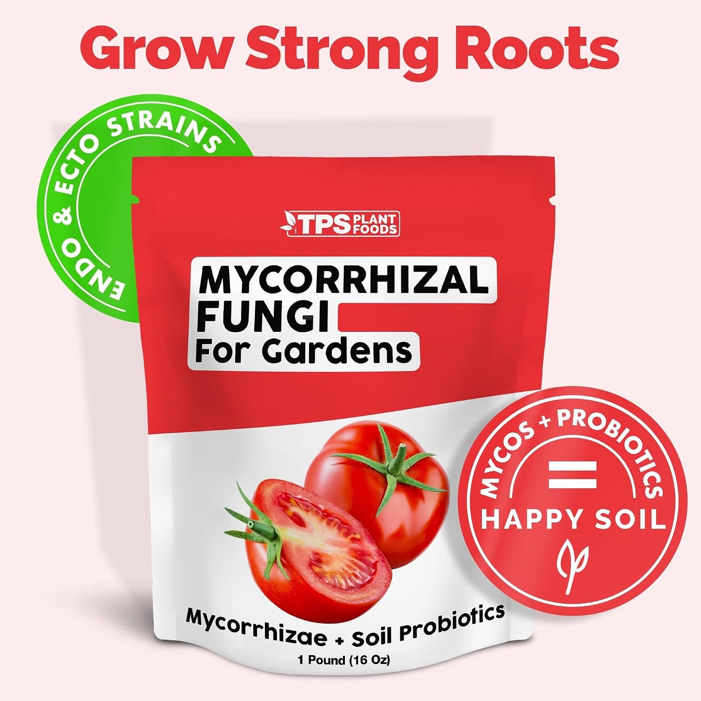 Hongos micorrícicos granulares para jardín 6oz