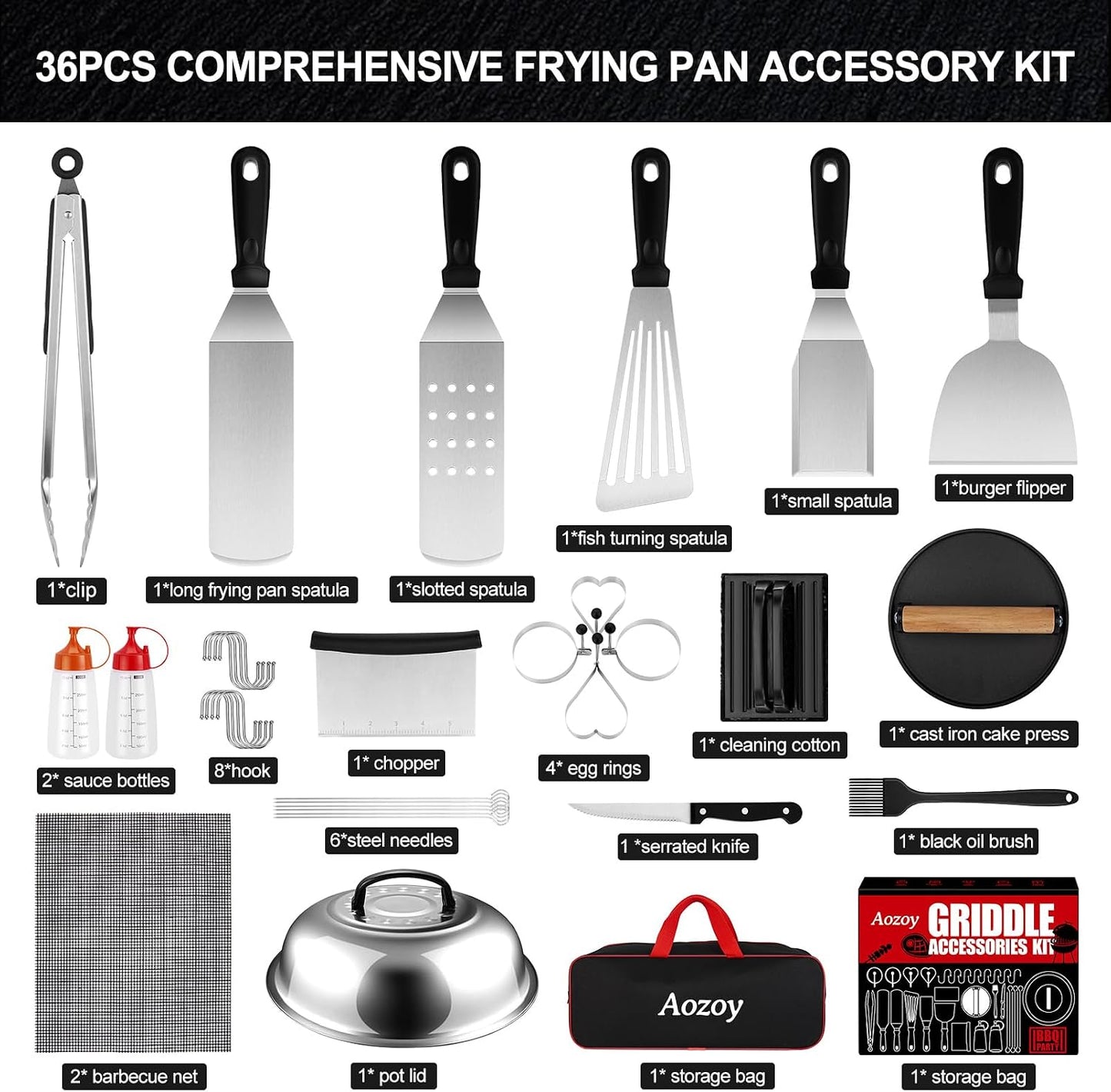 Kit 136 Pzas Accesorios Parrilla Blackstone Camp Chef