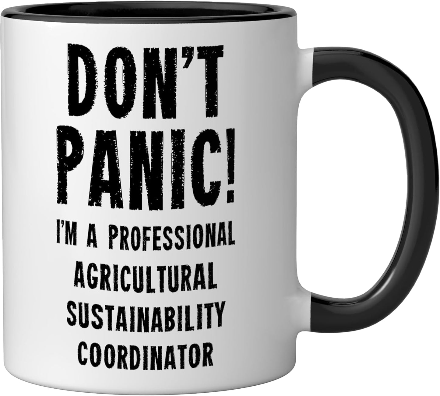 Taza Cerámica Coordinador Sostenibilidad Agrícola Negro/Blanco