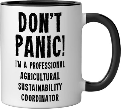 Taza Cerámica Coordinador Sostenibilidad Agrícola Negro/Blanco