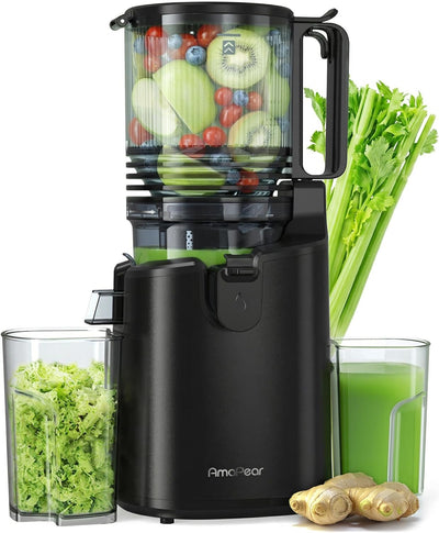 Exprimidor en frío con canal ancho de 6 pulgadas para frutas