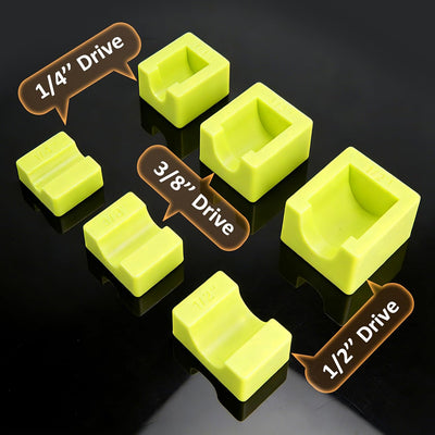 Organizador enchufe magnético modulares para 1/4 3/8 1/2