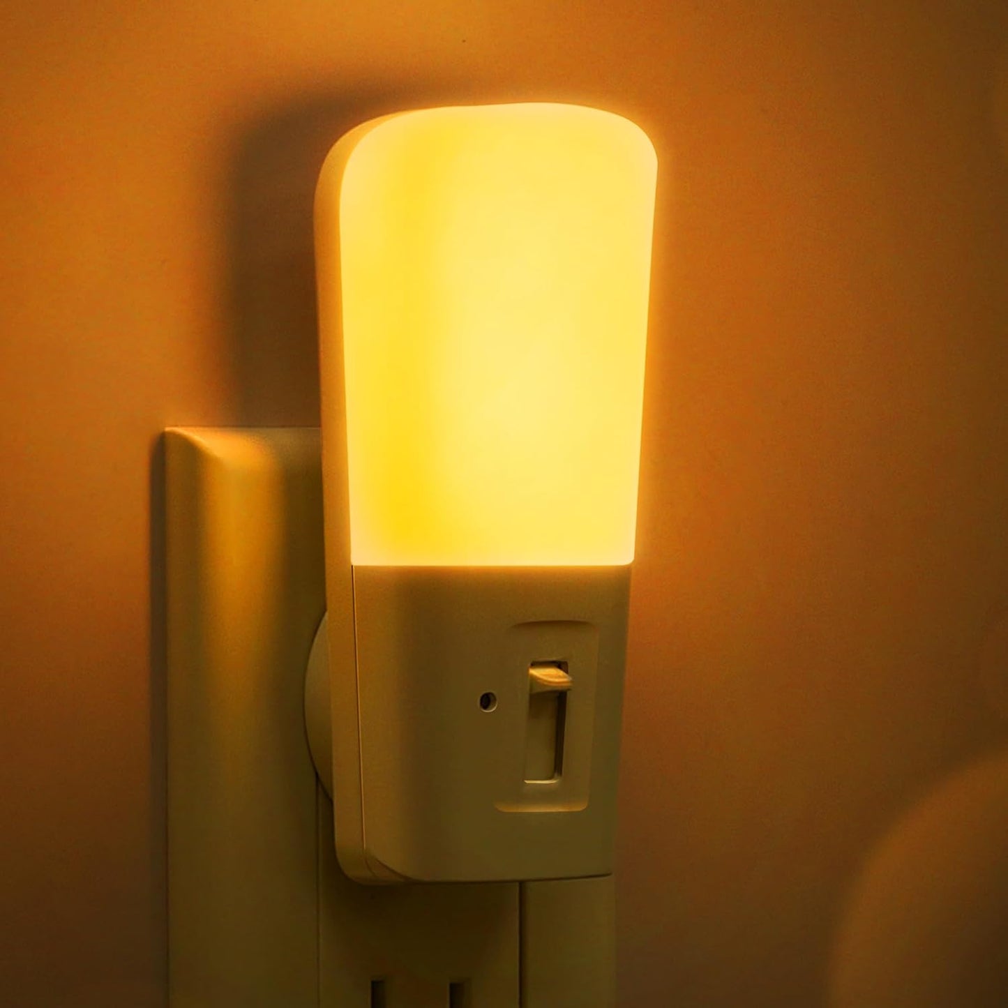 Luz Nocturna Ámbar Regulable Sensor Niños Dormitorio Baño