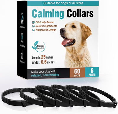 Collar feromonas calmante perros 6 paquetes 60 dias