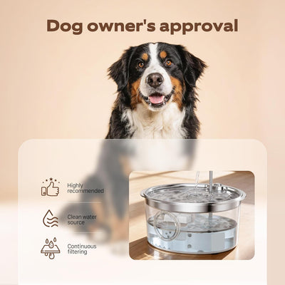 Filtro fuente agua perros grandes juego 3 meses