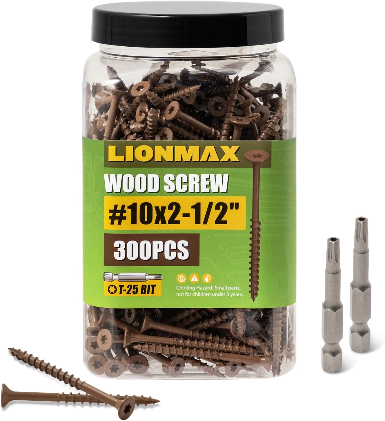 Tornillos madera exterior 2.5pulg epoxi 300uds