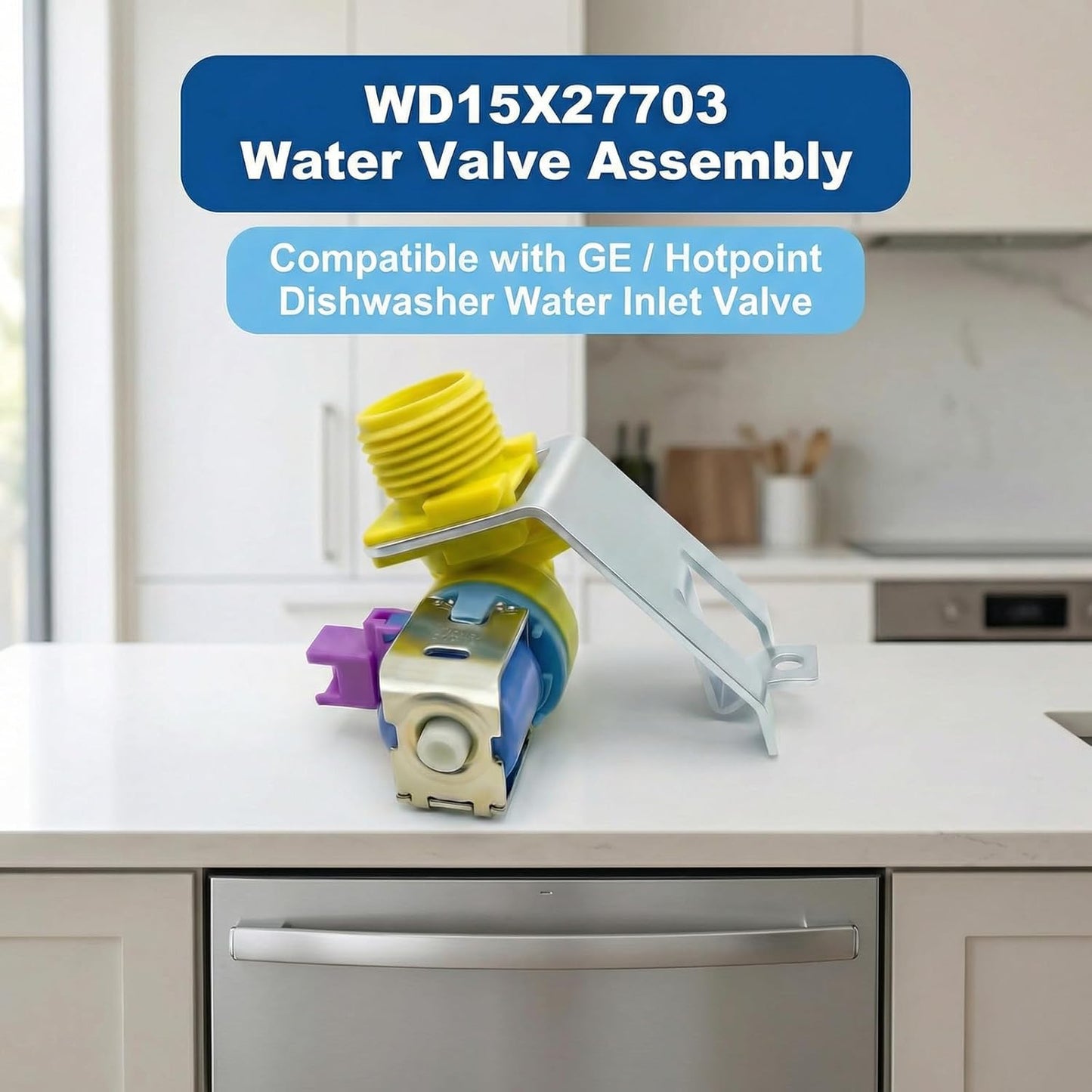 Válvula agua repuesto lavavajillas GE Hotpoint