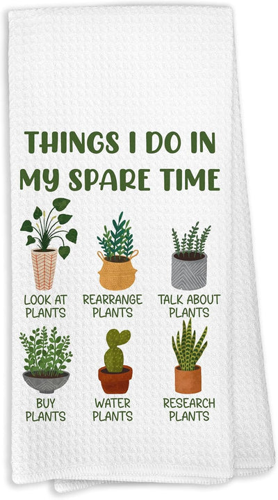 Toalla de cocina para amantes de las plantas y baño