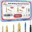 Set 100 Anclajes Autoperforantes para Yeso Metal Resistente