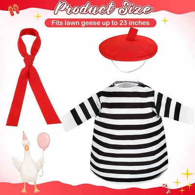 Conjunto atuendo ganso francés para exteriores