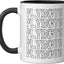 Taza cerámica Flyboys negra/blanca