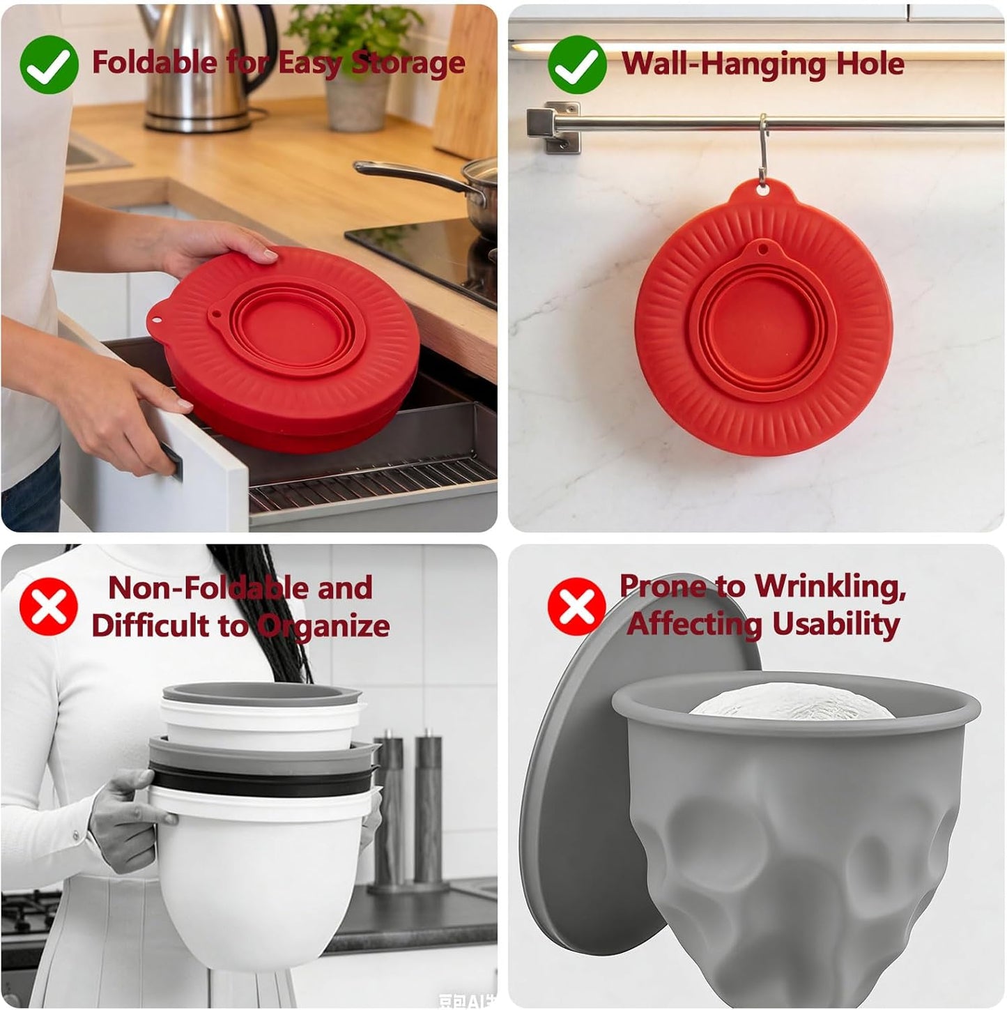 Revestimiento silicón grado alimenticio para tazón plegable