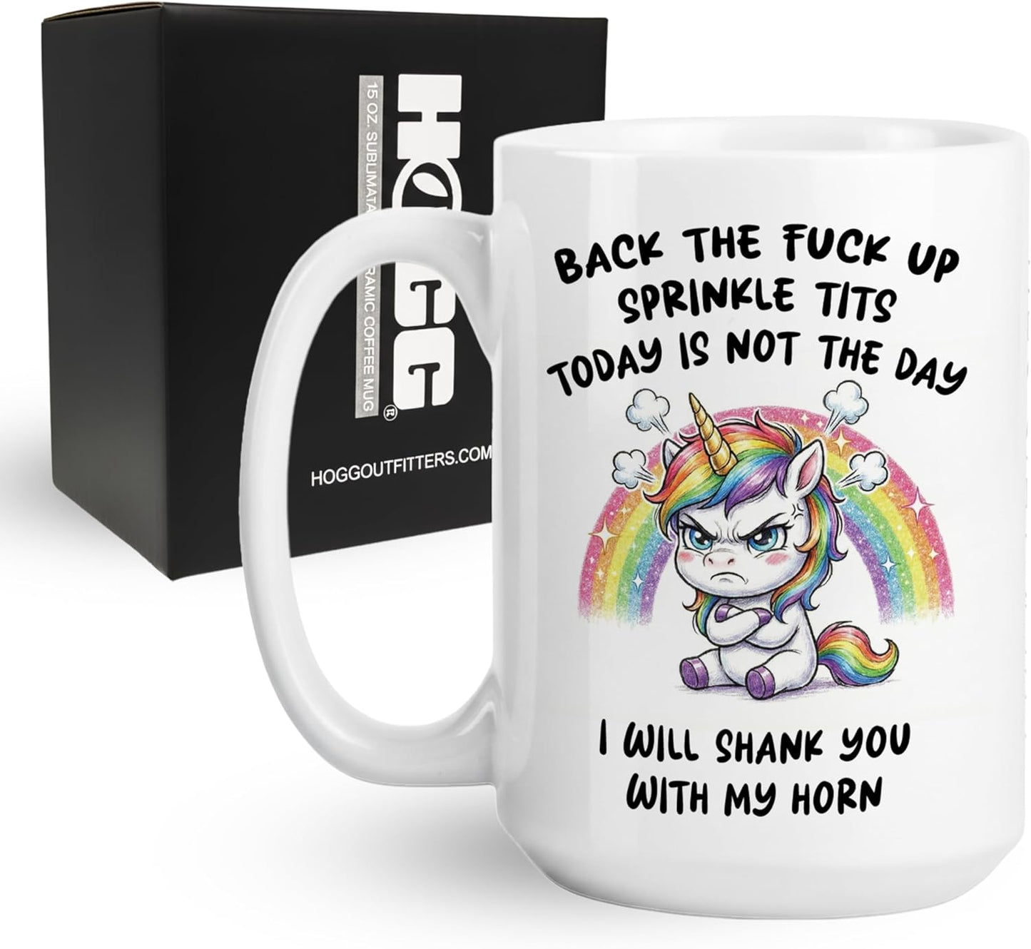 Taza de café con texto en inglés Hogg