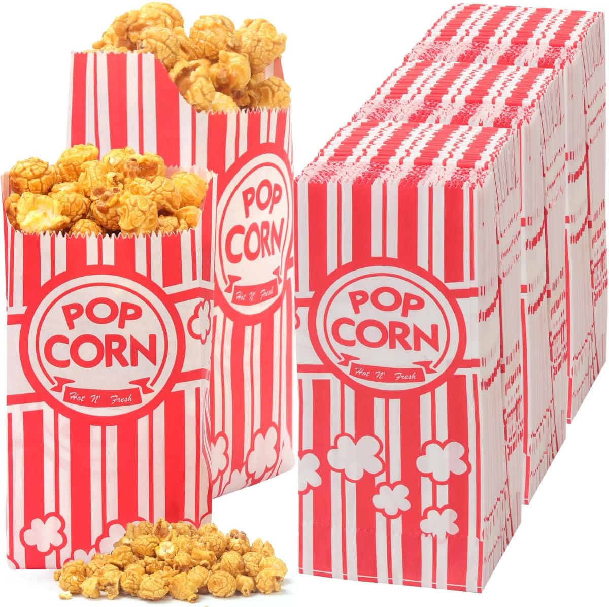 300 Bolsas Palomitas 1oz A prueba de grasa