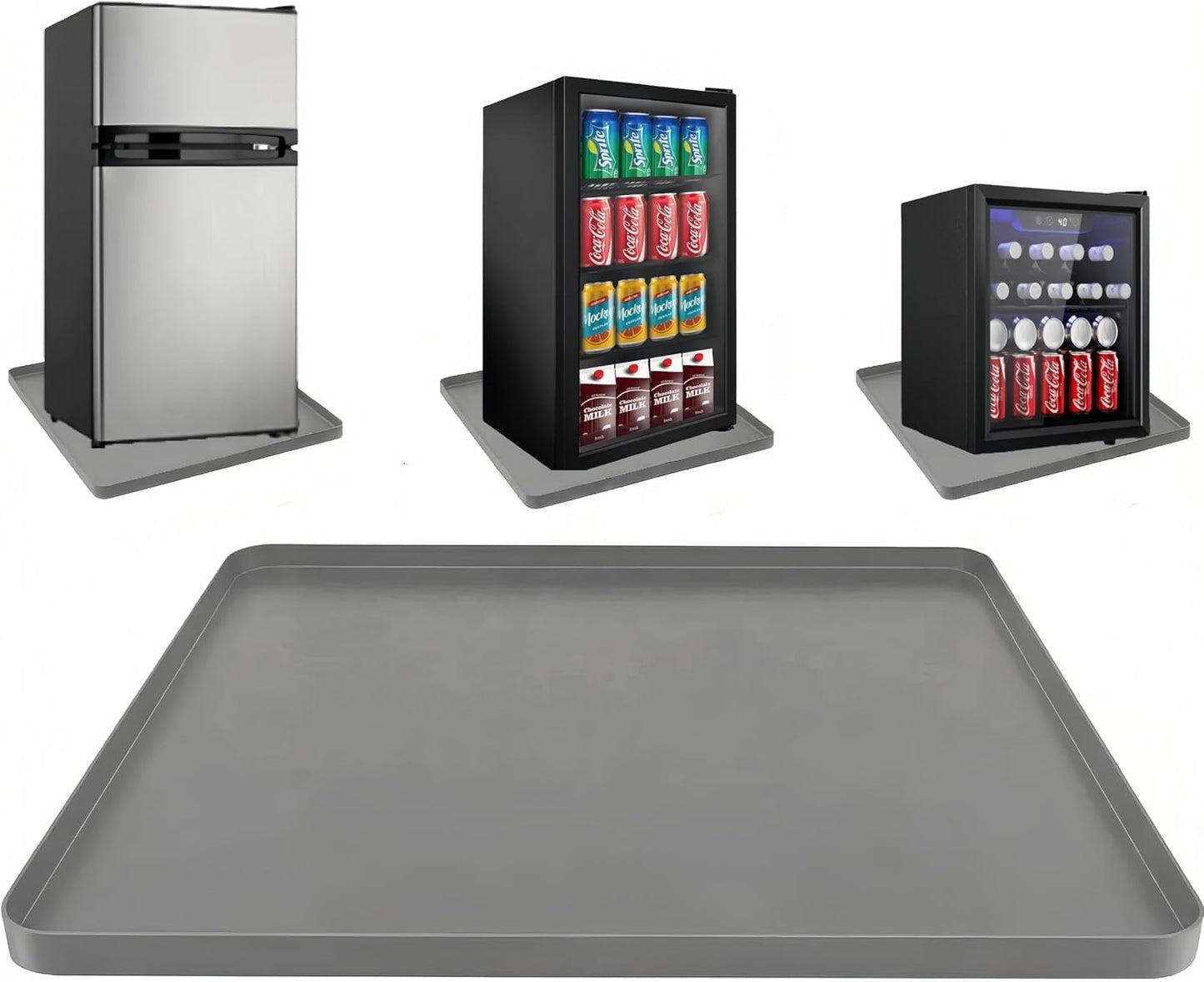 Alfombrilla silicona mini nevera 19.7x19.7pulg antideslizante