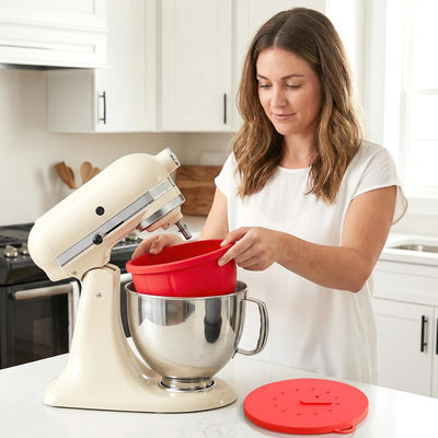 Revestimientos de silicona para batidoras KitchenAid con tapa