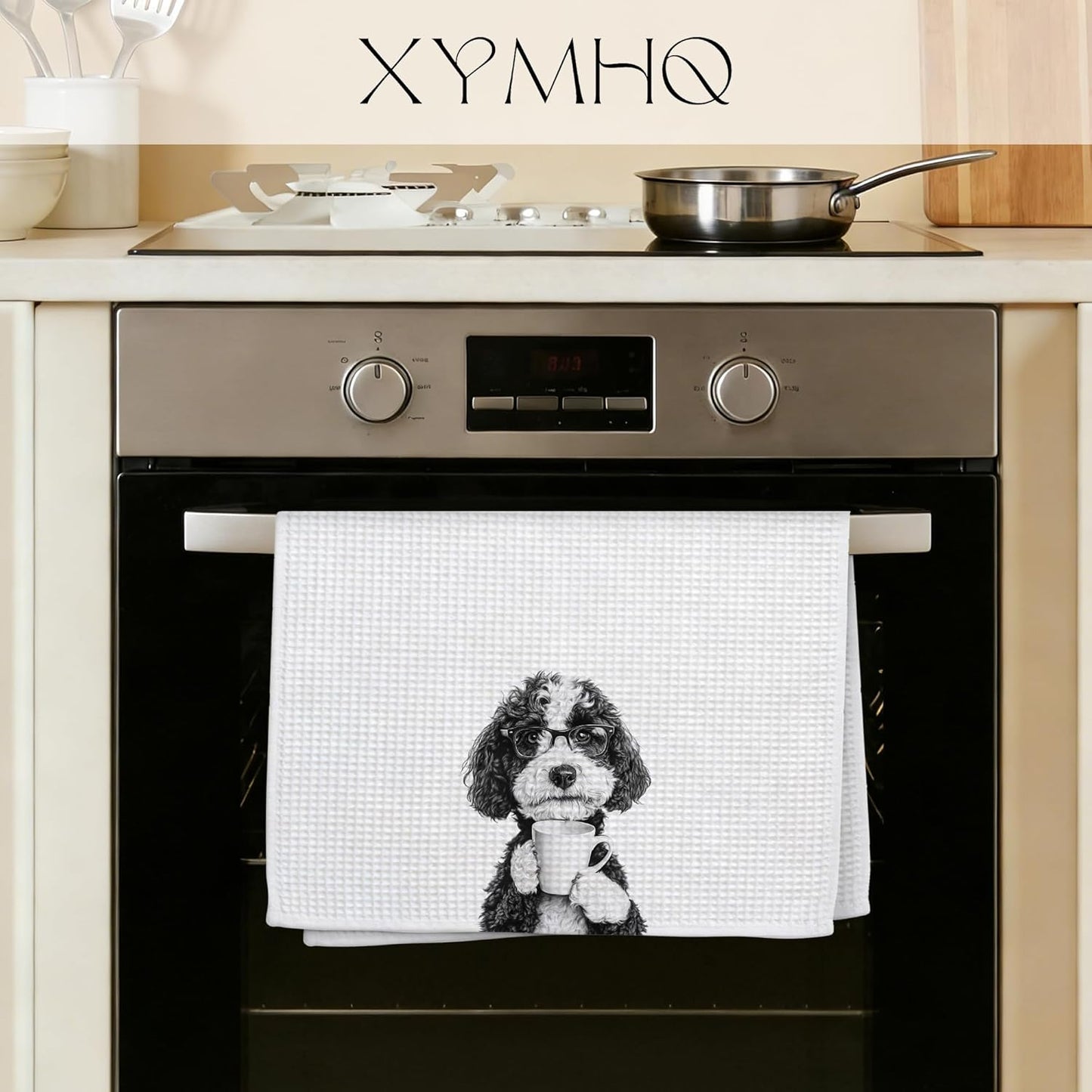 Toallas de cocina para perros Bernedoodle 16x24 pulg