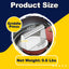 Prensa hamburguesas acero inox 5.5pulg antiadherente