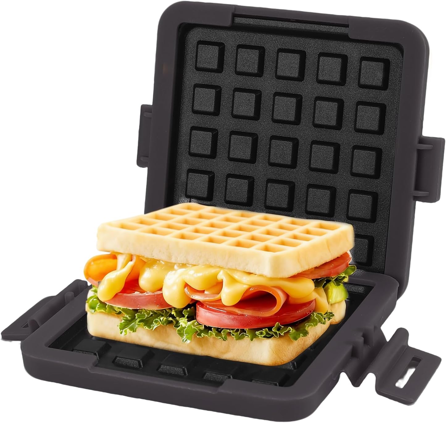 Plancha panini inalámbrica sin adherir para tostadas negro